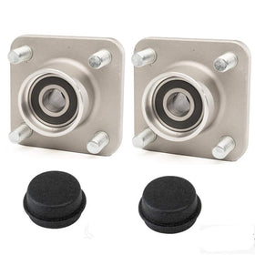 Aluminum hub with bearings and races by Dr.Acces for installation readiness