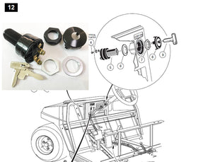 Dr.Acces black cap included for durable key switch cover