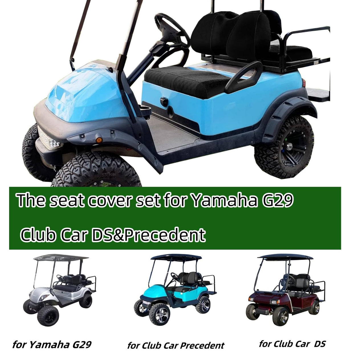 Dr.Acces breathable washability seat cover in use on a cart