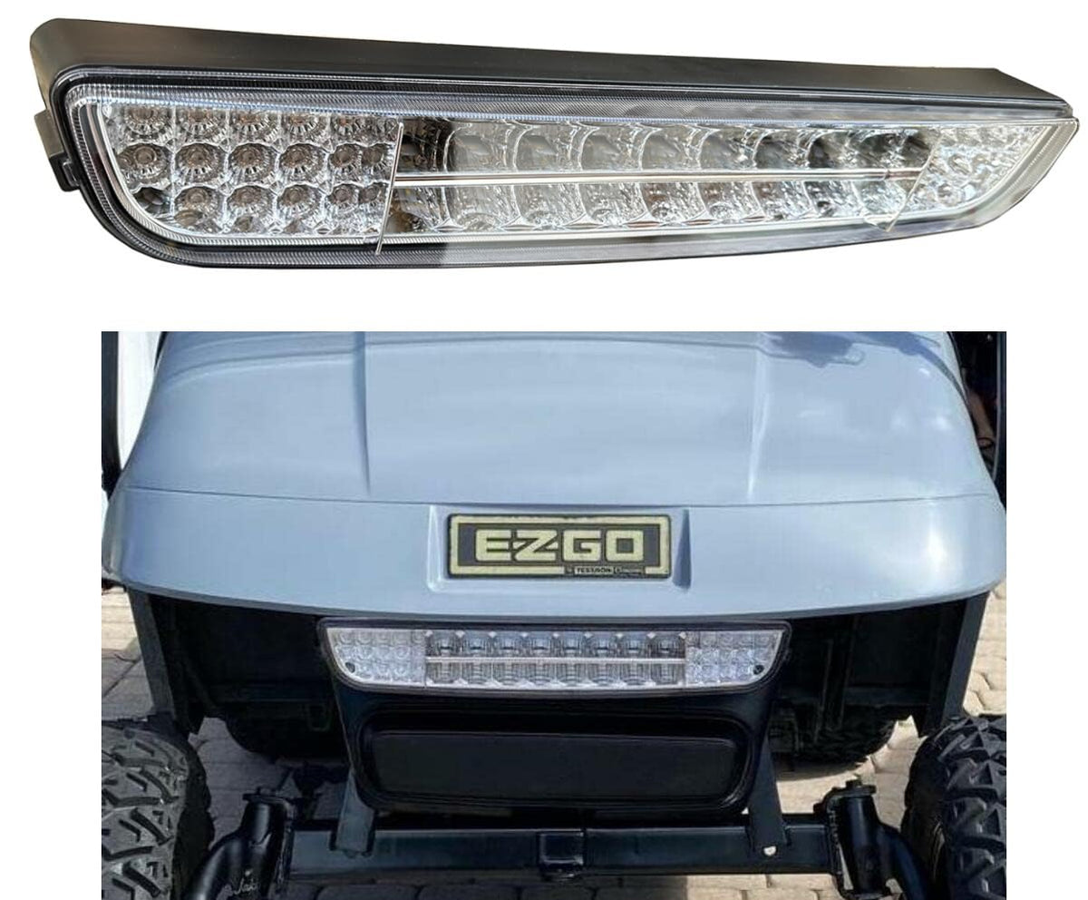 Dr.Acces EZGO TXT LED bar night illumination with clear beam reach.