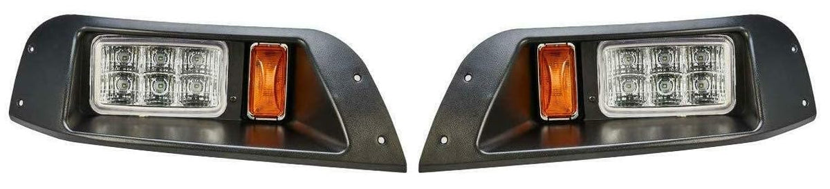 Dr. Acces EZ-GO TXT LED headlight left view enhances nighttime visibility
