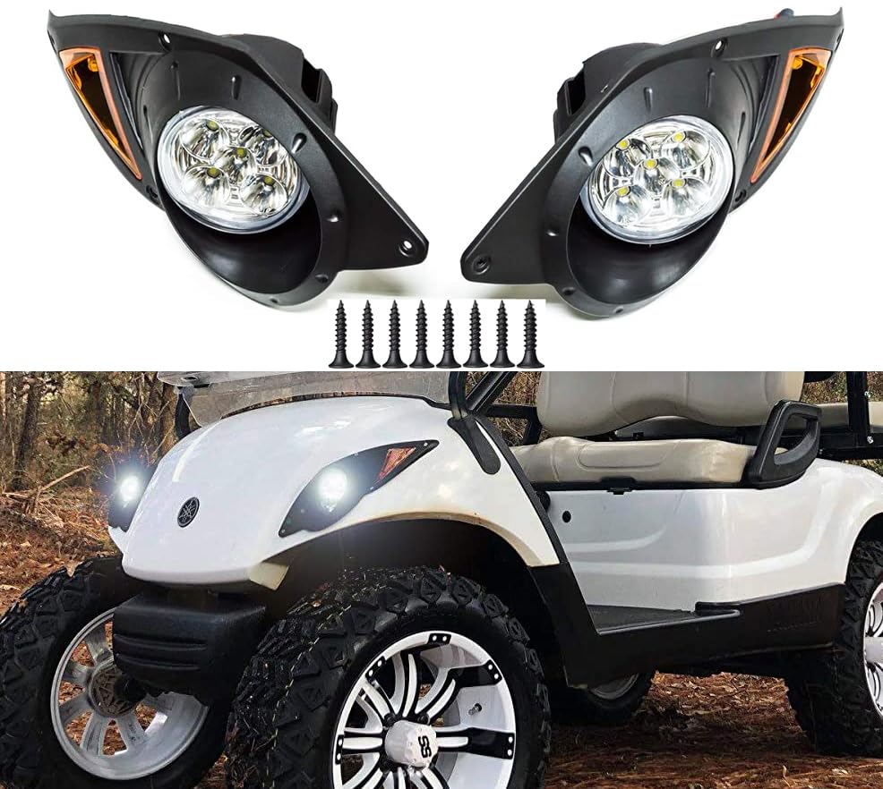 Installation guide image demonstrates simple mounting steps for Dr.Acces headlights.