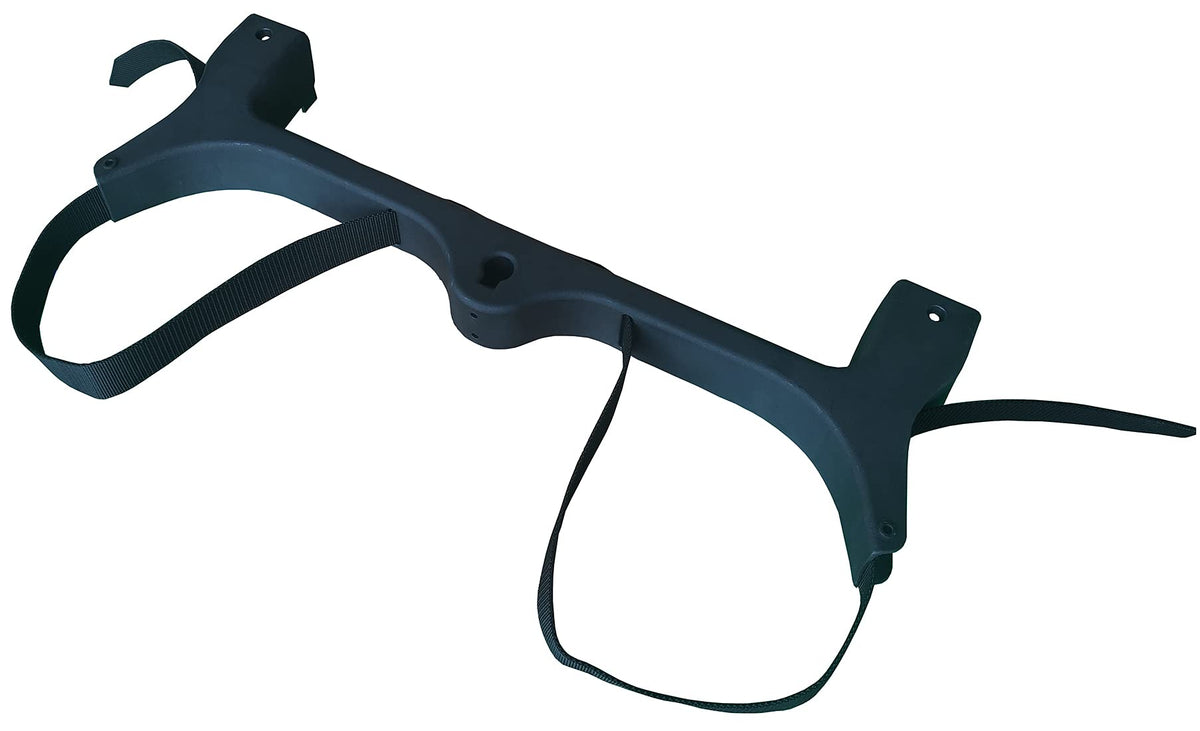 Dr.Acces golf bag attachment for Club Car Precedent securely mounts on the rear seat.