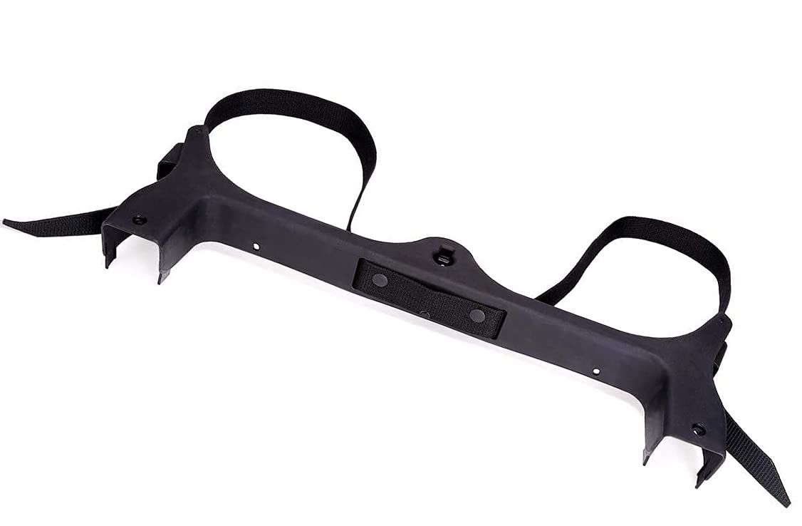 Dr.Acces golf bag bracket rack keeps gear within easy reach during rounds.