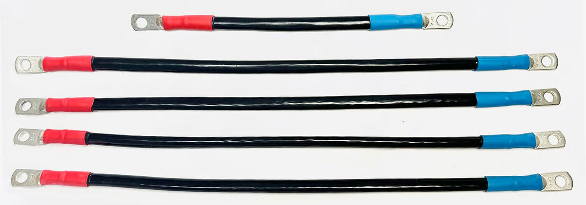 Dr.Acces 9.5 inch golf cart cables for 48V Yamaha G22, easy plug-and-play install.