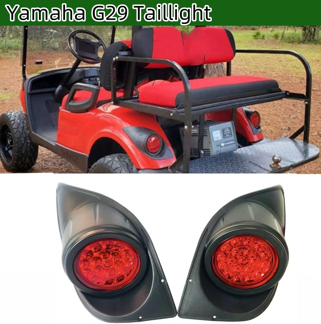 Dr.Acces rear taillights for Yamaha G29 provide clearer brake indication