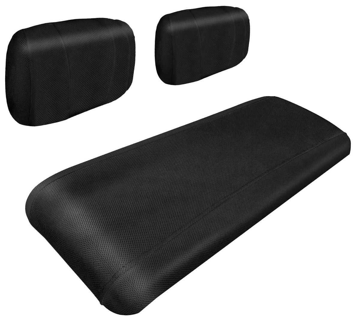 Dr.Acces golf cart seat cover front view with breathable mesh for cooling