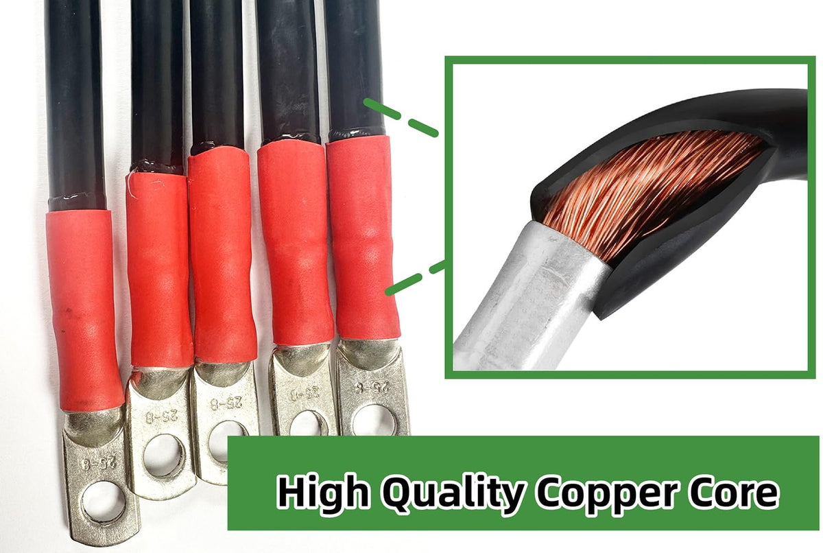 Dr.Acces heavy-duty 4 gauge cables resist wear during daily use.