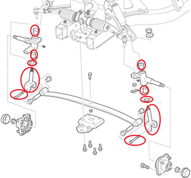 Dr.Acces hex cap screws included for secure king-pin installation