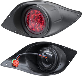 Packaging image from Dr.Acces showing compatibility notes for Yamaha G29 taillights.