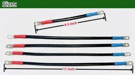 Dr.Acces pure copper wire lugs for reliable connections.