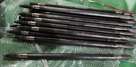 Dr.Acces rear axle shaft on workbench, ready for install