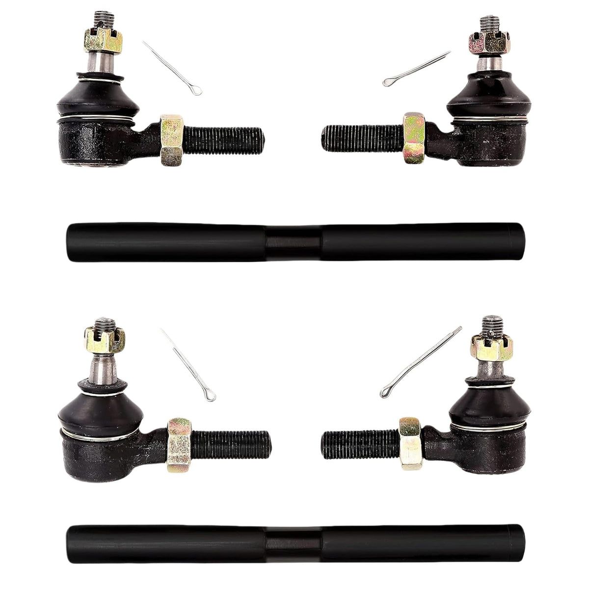 Right and left thread rod ends designed for reliable fit and long-lasting use.