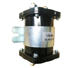 Dr.Acces EZ-GO heavy-duty solenoid closeup highlighting the 6-terminal design for reliable starts.