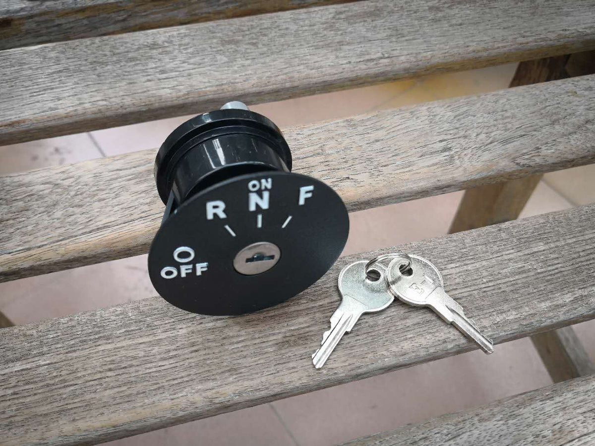Dr.Acces EZGO RXV key switch in box ready for simple installation.