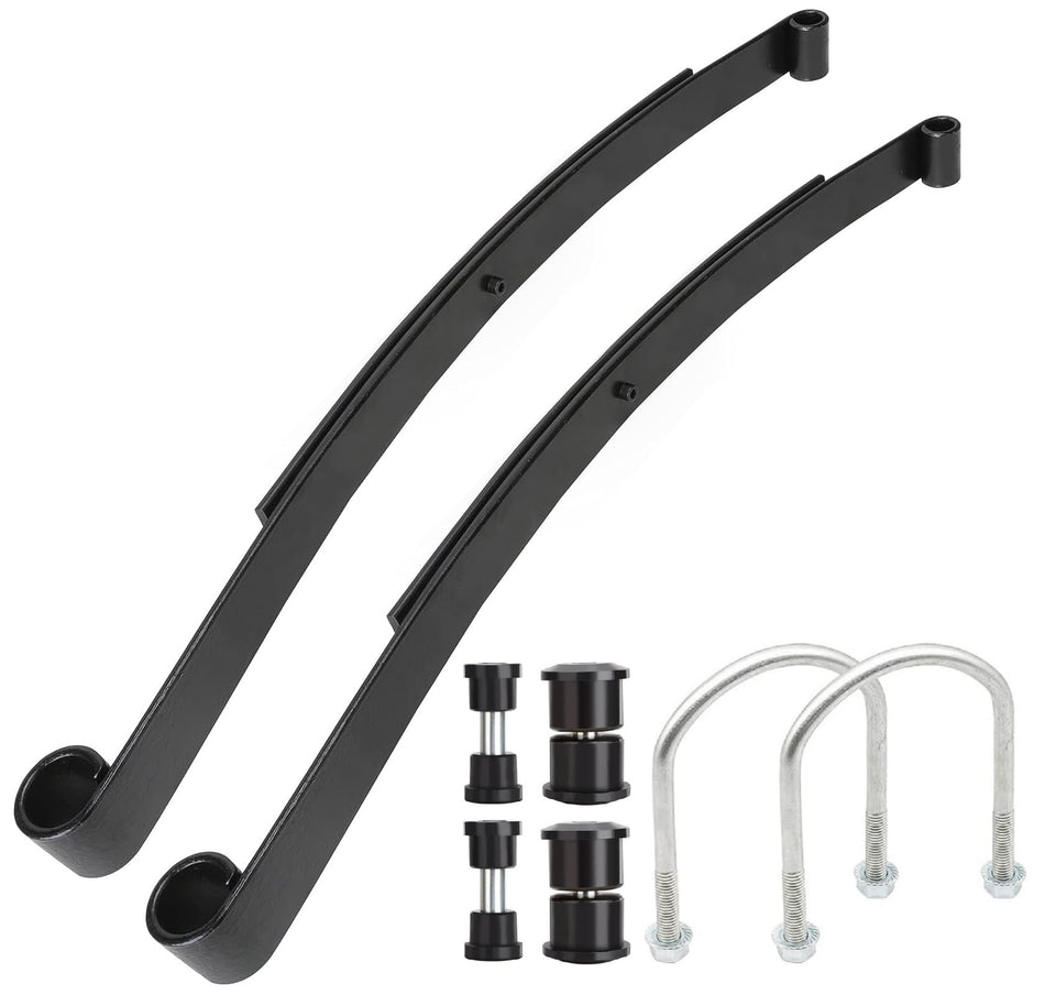 Dr.Acces EZGO RXV rear spring kit with dual 2-leaf springs for smoother rides.