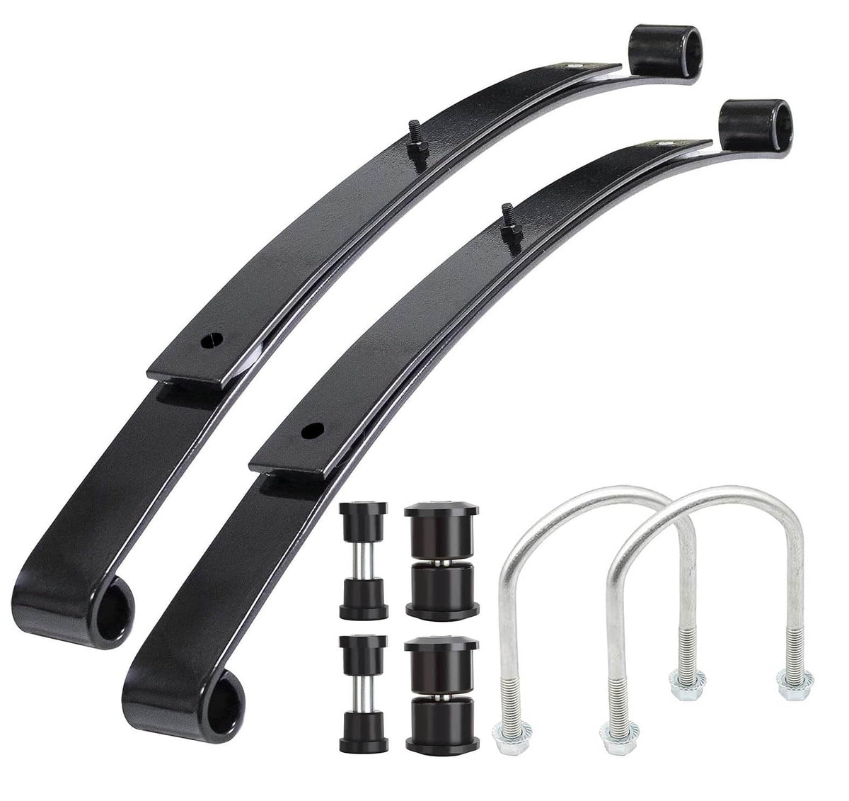 Dr.Acces EZGO RXV U-bolts secure the spring assembly for reliability.