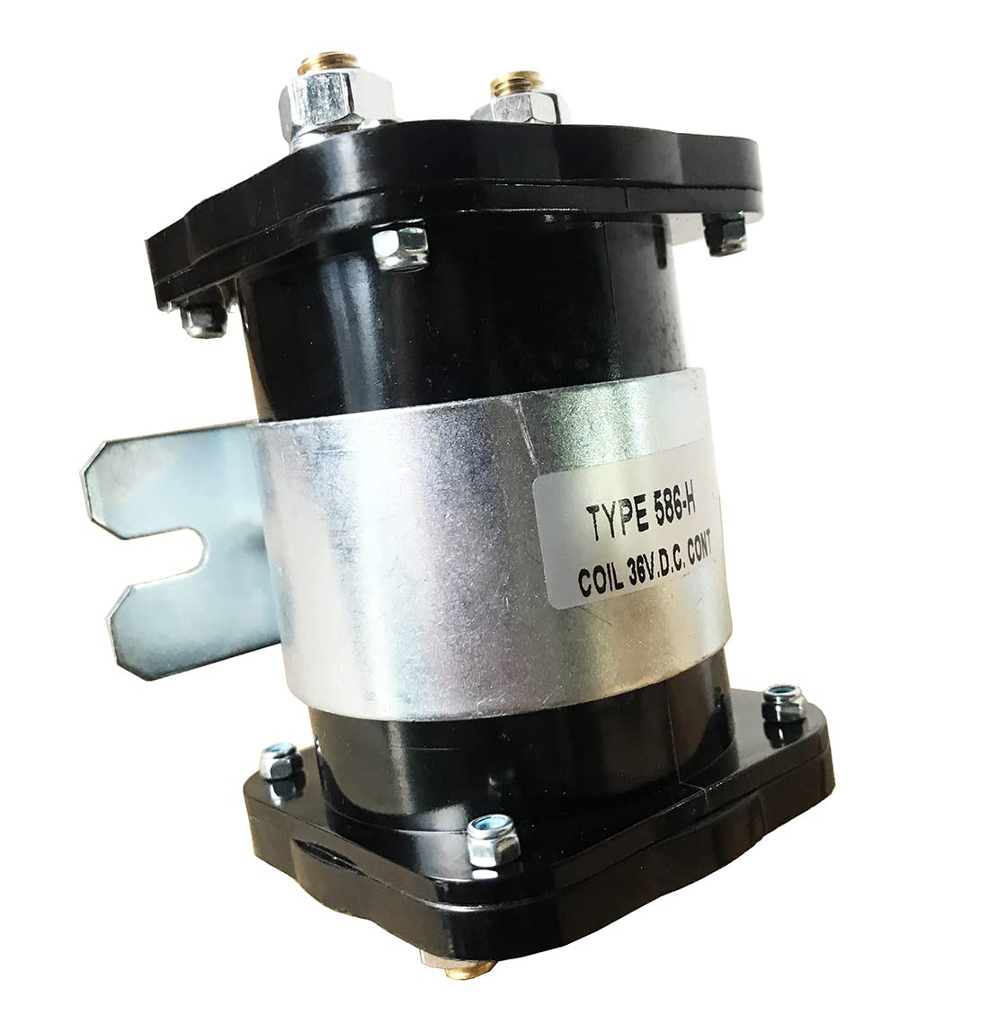 Dr.Acces EZ-GO solenoid 36V 6-terminal with silver contacts detail for efficient power transfer.