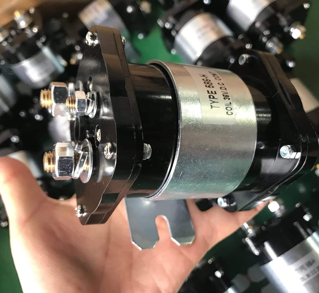 Dr.Acces EZ-GO solenoid assembly mounting area ready for upgrade.