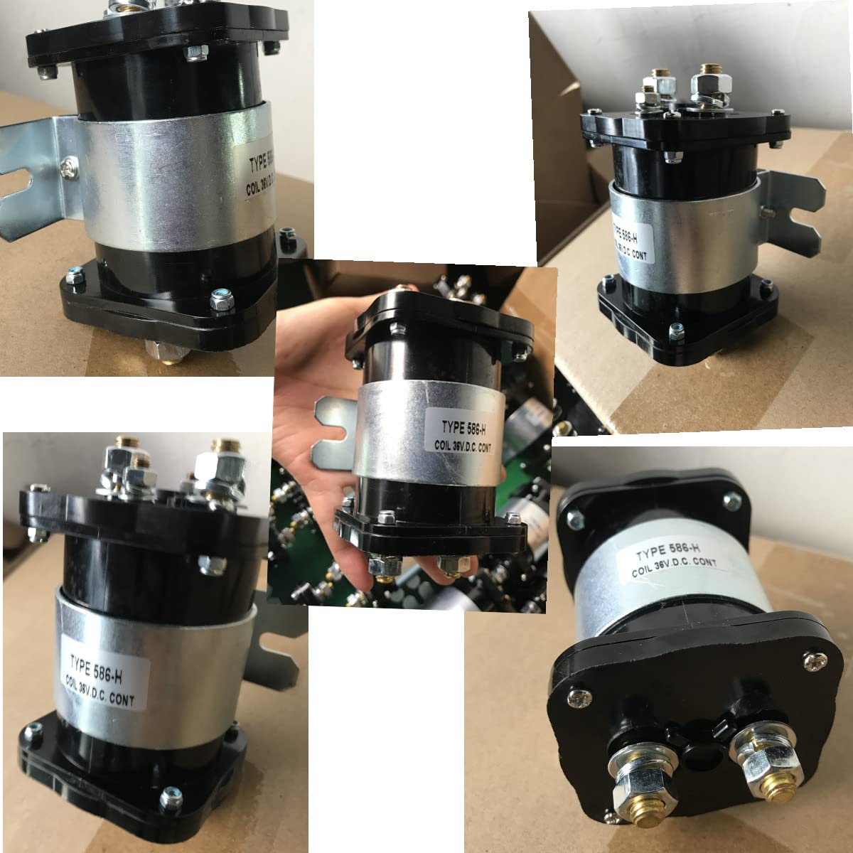 Dr.Acces EZ-GO solenoid terminal connections showcase robust wiring for high amperage.