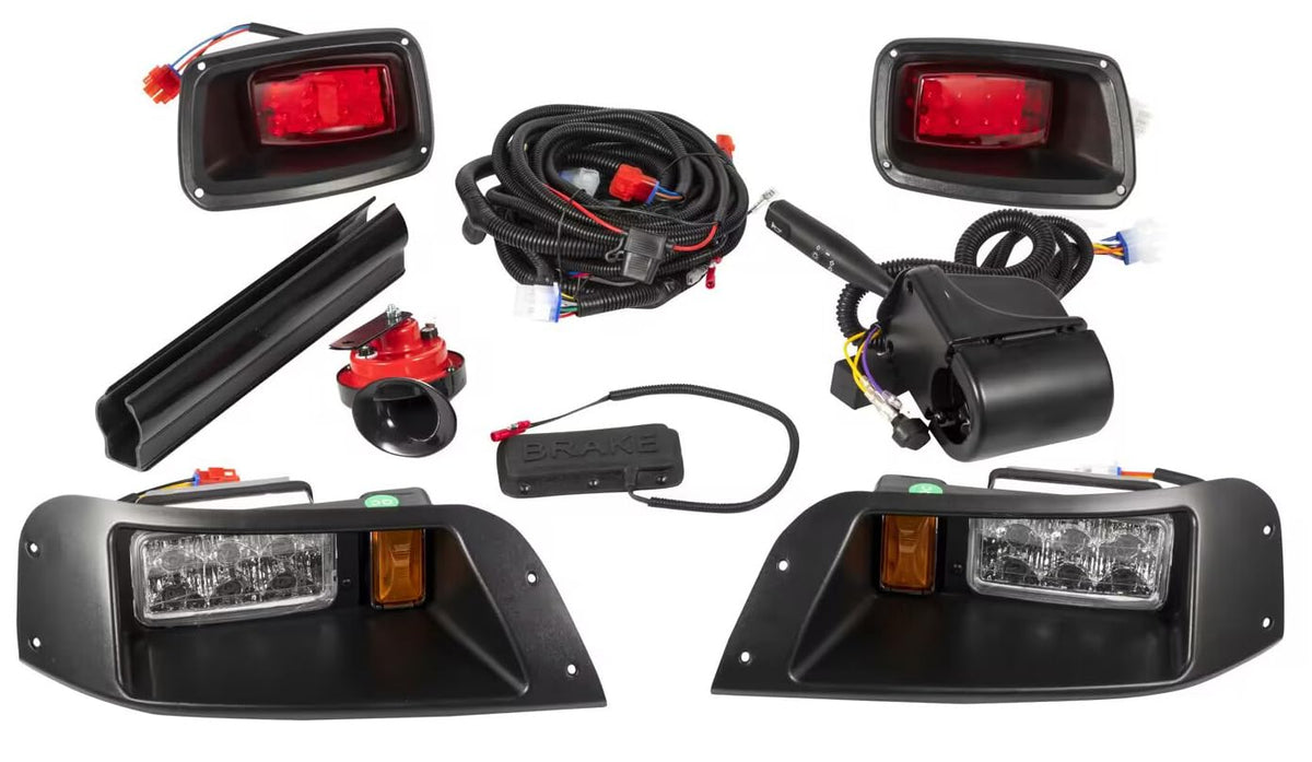 Dr.Acces EZGO TXT LED front headlights illuminate night driving with clear visibility