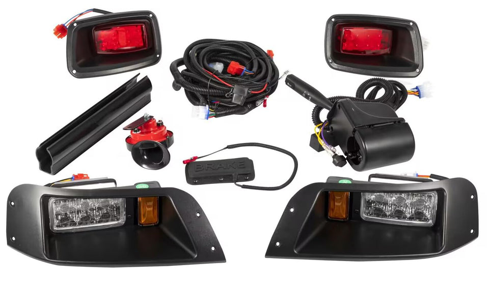 Dr.Acces EZGO TXT LED front headlights illuminate night driving with clear visibility