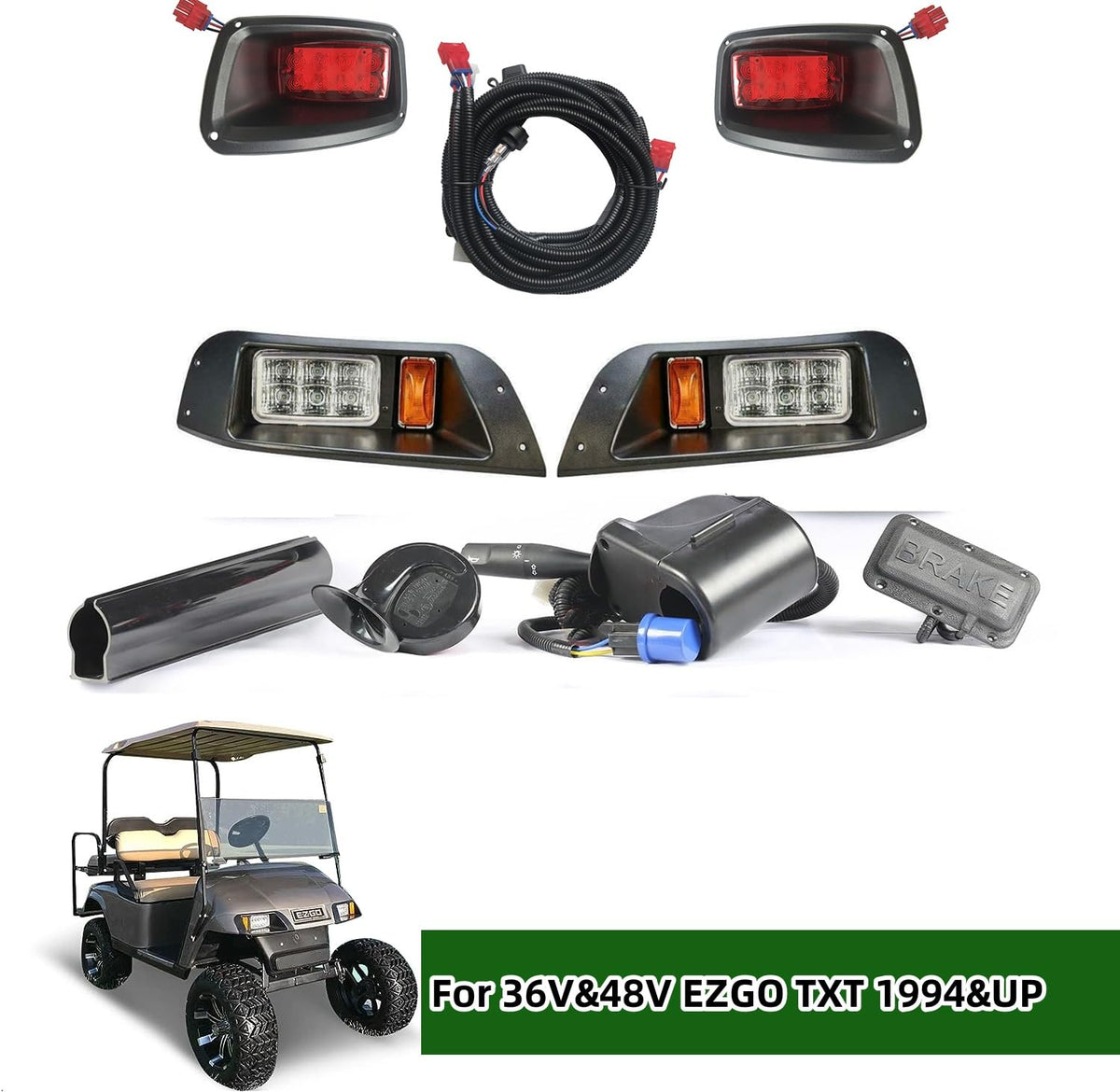 Dr.Acces EZGO TXT LED taillights enhance signaling and braking visibility