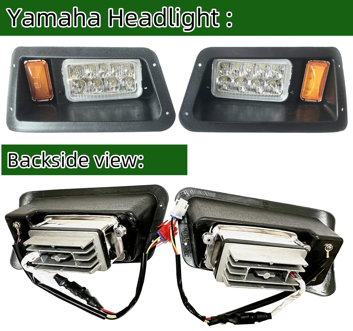 Dr.Acces golf cart LED kit taillights for Yamaha G16 improving rear signaling