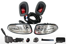 Dr.Acces EZGO RXV rear taillights for safer braking and signaling on the course.