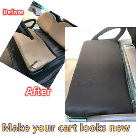 Dr.Acces breathable mesh seat cover keeps seats cooler in hot weather for golf carts.