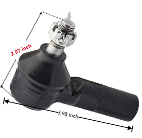 Dr.Acces rod end installed on EZGO TXT demonstrates secure mounting