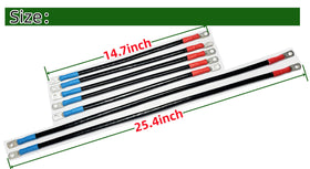 Dr.Acces 4-gauge copper core cables ensure high-conductivity performance for consistent power delivery.