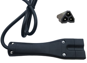 Dr.Acces 48V 10A charger package includes power cord and fuses for ready setup.