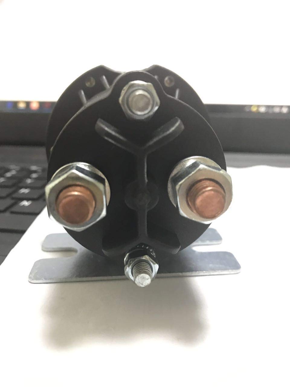 Dr.Acces solenoid coil closeup shows durable silver alloy contact system