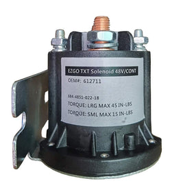 Dr.Acces solenoid front view for EZGO TXT improves reliable golf cart performance