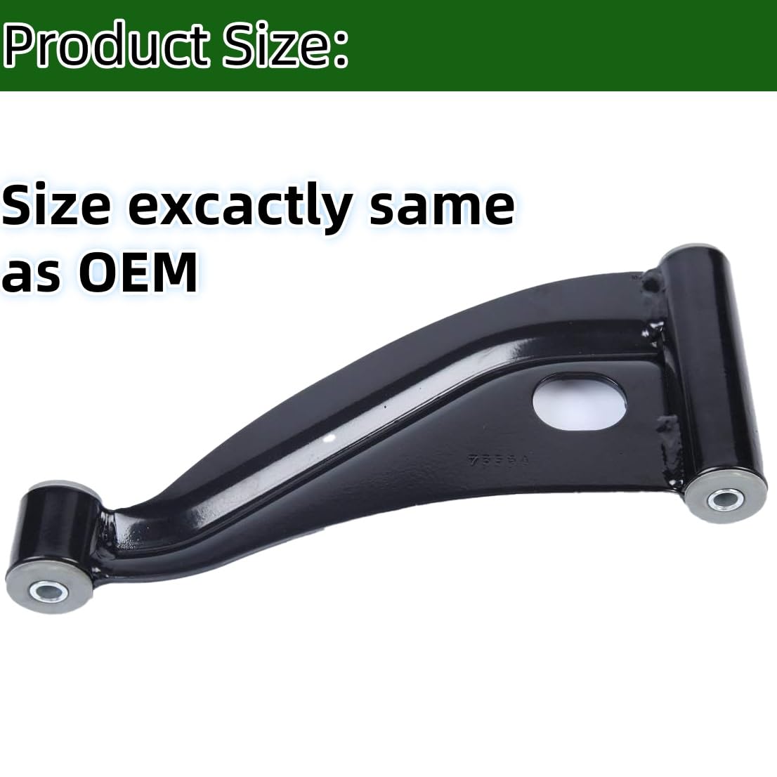 Dr.Acces A-arm with front-end bushings reduces looseness for smoother ride
