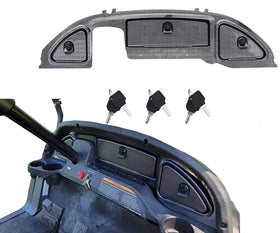 Dr.Acces ABS dashboard in carbon fiber look for cohesive interior styling.