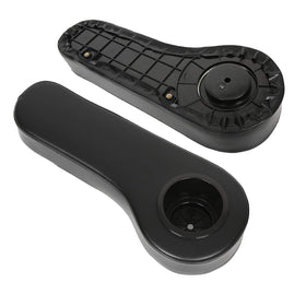 Dr.Acces cup holder orientation aids rear-seat access.