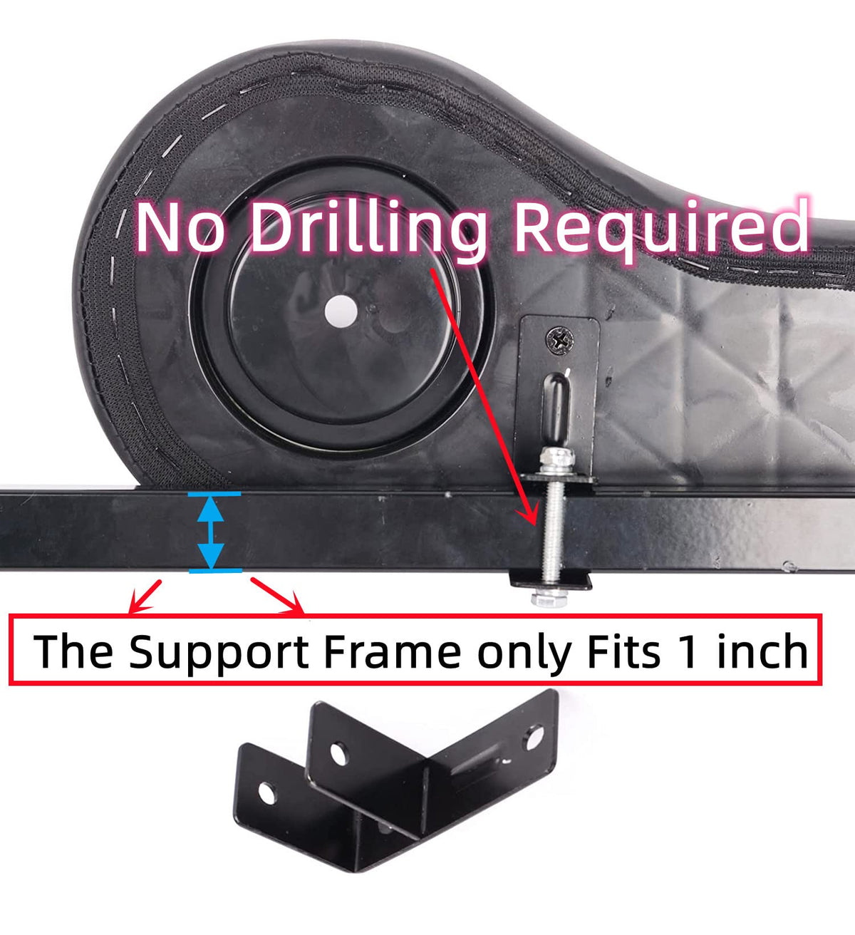Dr.Acces non-drill brackets simplify mounting without drilling.
