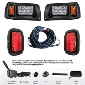 Dr.Acces left taillight for Club Car DS with LED brake light, enhanced signaling.
