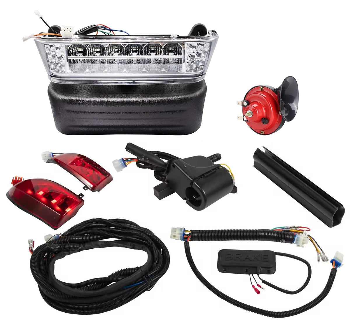 Dr.Acces Club Car Precedent LED headlight amber for enhanced daytime visibility.