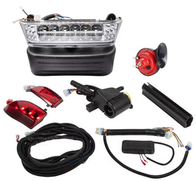 Dr.Acces Club Car Precedent LED headlight amber for enhanced daytime visibility.