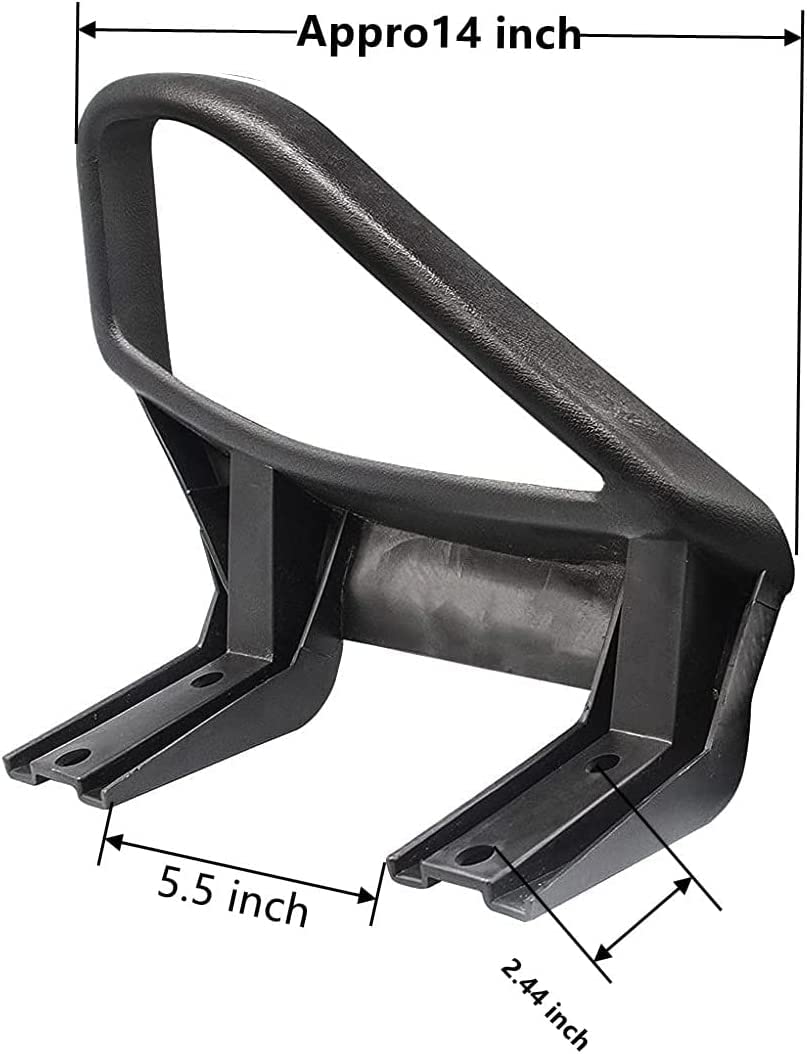 Dr.Acces EZGO arm rest driver side corner view shows secure fit