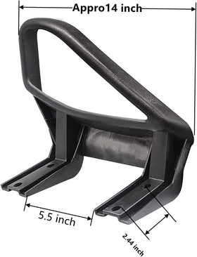 Dr.Acces EZGO arm rest driver side corner view shows secure fit