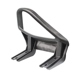 Dr.Acces EZGO arm rest driver side front view shows fit on TXT