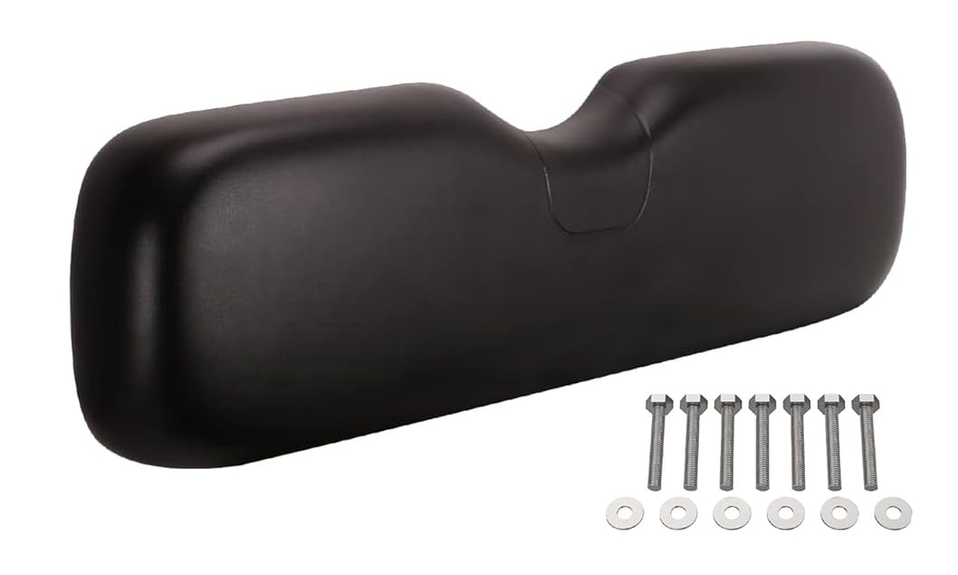 Dr.Acces EZGO RXV front seat back assembly in black, weather-resistant PU leather.