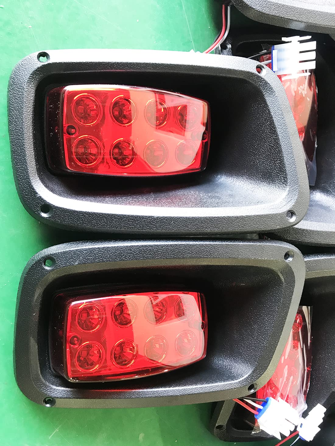 Dr.Acces EZGO taillight close-up highlights durable LED construction