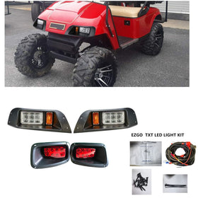 Dr.Acces EZGO TXT LED taillights rear view enhances signaling and cart visibility