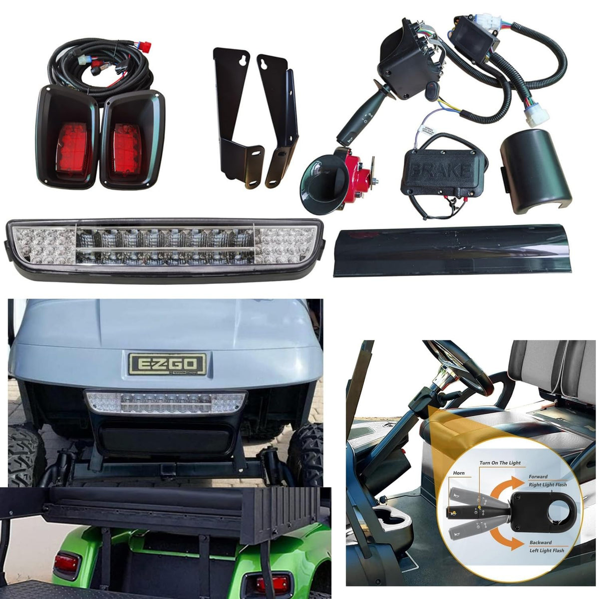 Dr.Acces EZ-GO TXT left taillight improves signaling from behind