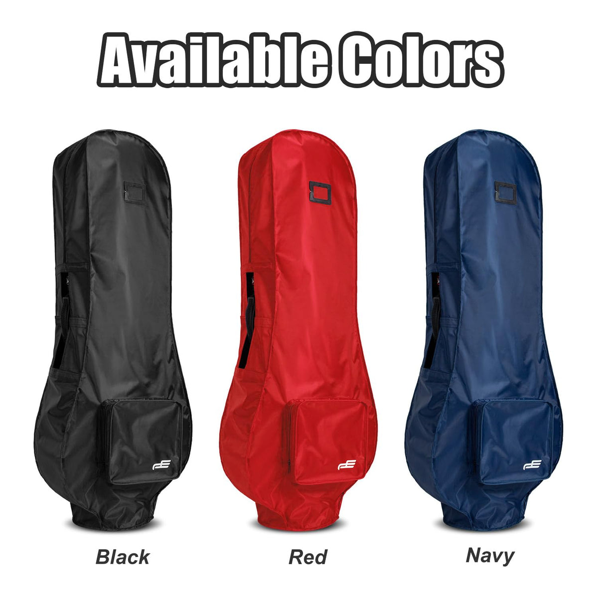 Dr.Acces golf bag rain cover offers universal fit for most bags and carts.